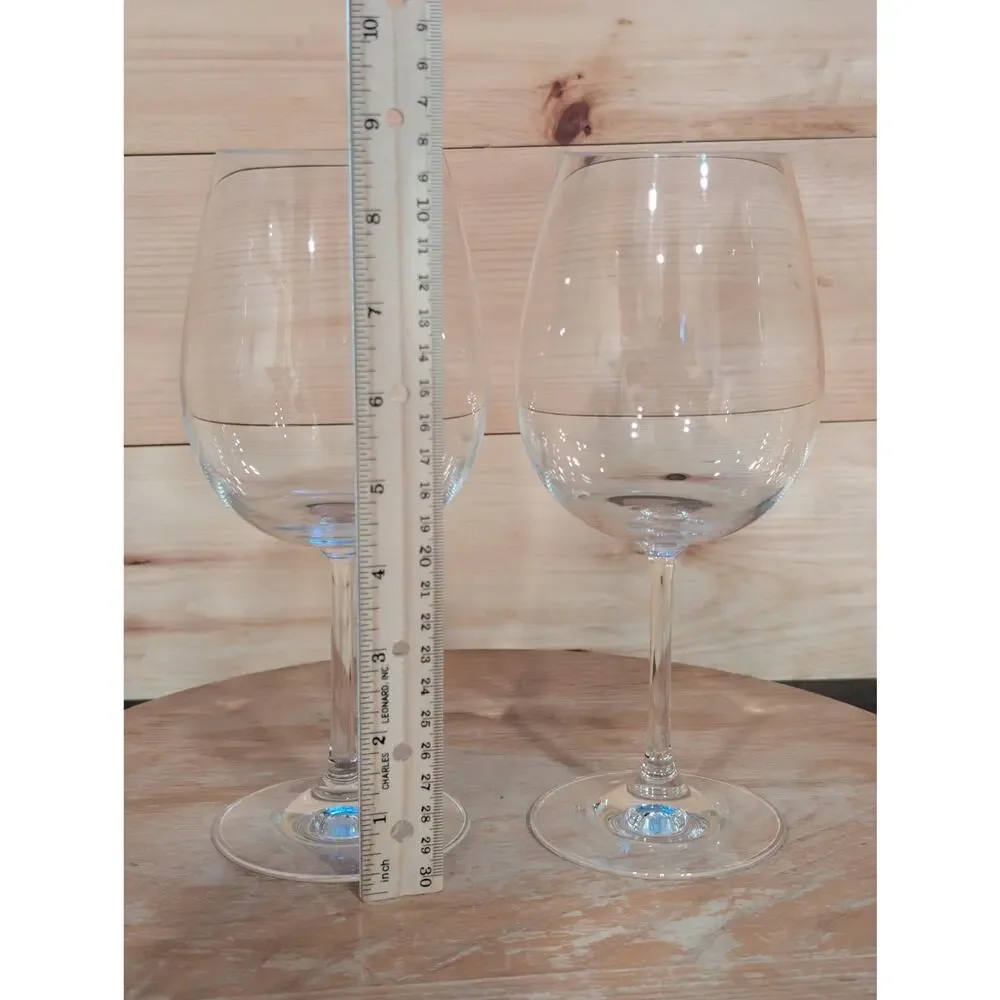 Marquis by Waterford Crystal Wine Glasses - Set of 2 - Clear Smooth Stemware